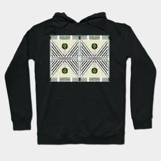 Fijian Tapa Cloth 40 by Hypersphere Hoodie